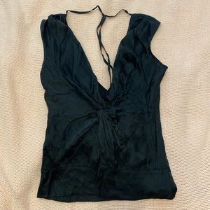 bebe v neck tank top